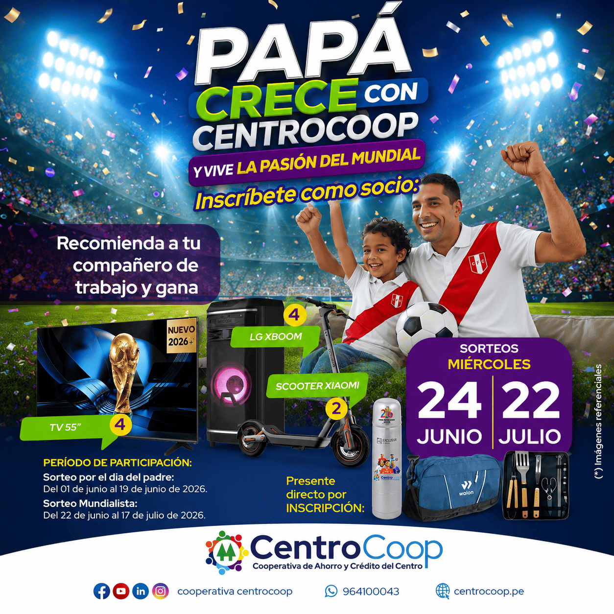 Directiva N° 009-2026/GG-DO Campaña Relámpago de Captación de Socios 2026 “Papá Crece con Centrocoop y Vive la Pasión del Mundial”